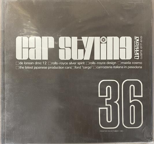 Car Styling Quarterly No. 36 - 1981